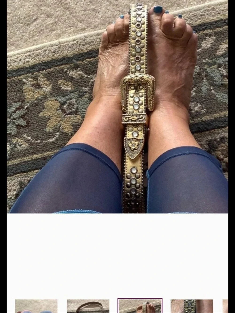 Gold Belt With Stones SM30